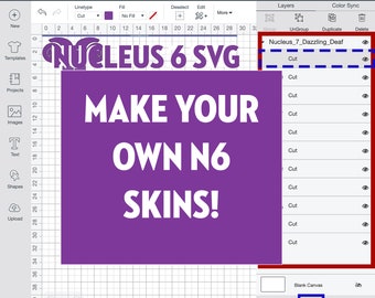 Nucleus 6 SVG File- Personal Use Only