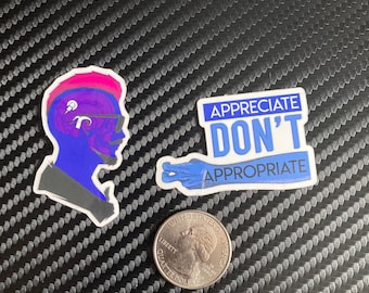 2” Deaf culture stickers