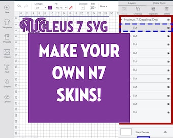 Nucleus 7 SVG File- Personal Use Only