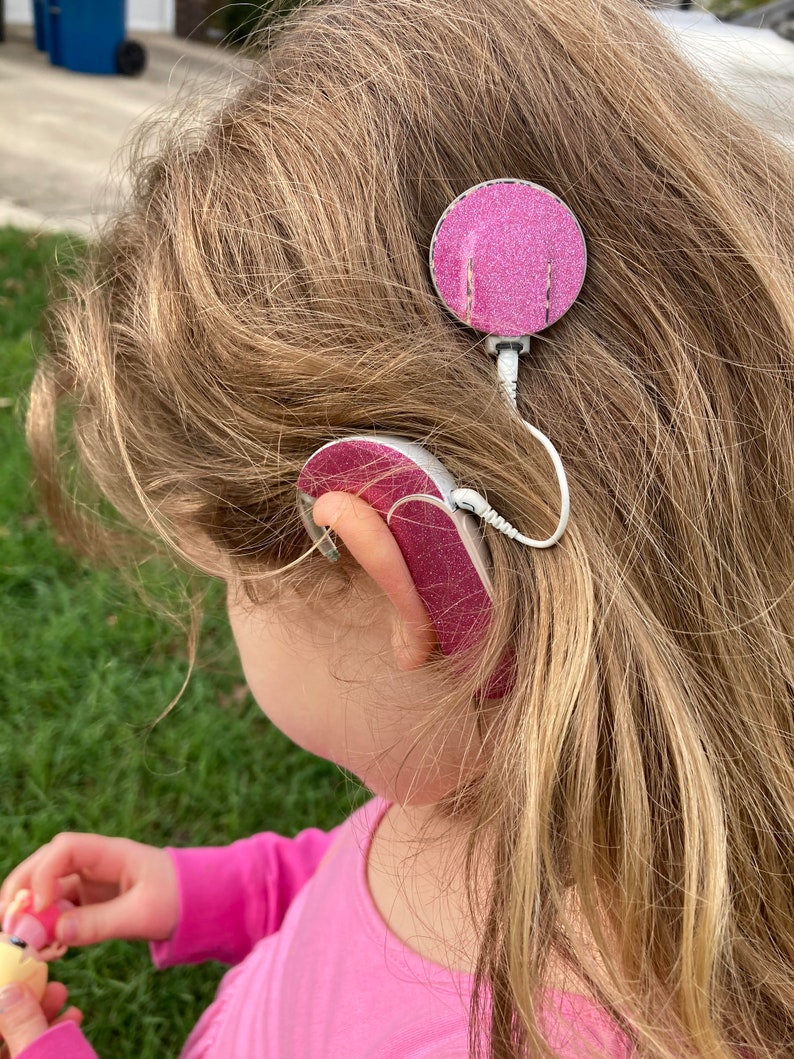 Glitter Cochlear Implant Skins image 8