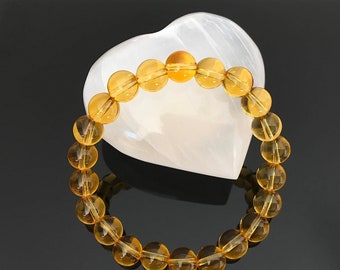 AAA Citrine Bracelet Reiki Charged 6mm