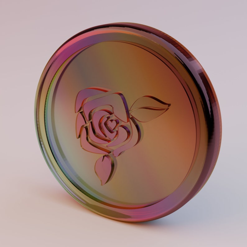 Custom Dice File D2 Coin/token STL for 3D Printing Etsy