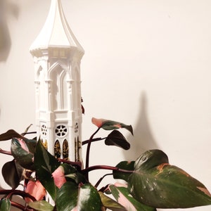 Perche empilable en mousse, tour gothique, totem végétal, perche modulaire d'arrosage automatique, imprimée en 3D, supports pour plantes grimpantes d'intérieur, treillis pour plantes image 8