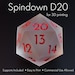 3D Printable Spindown D20: Printable Dice Masters, Stls for 3D Printing ...