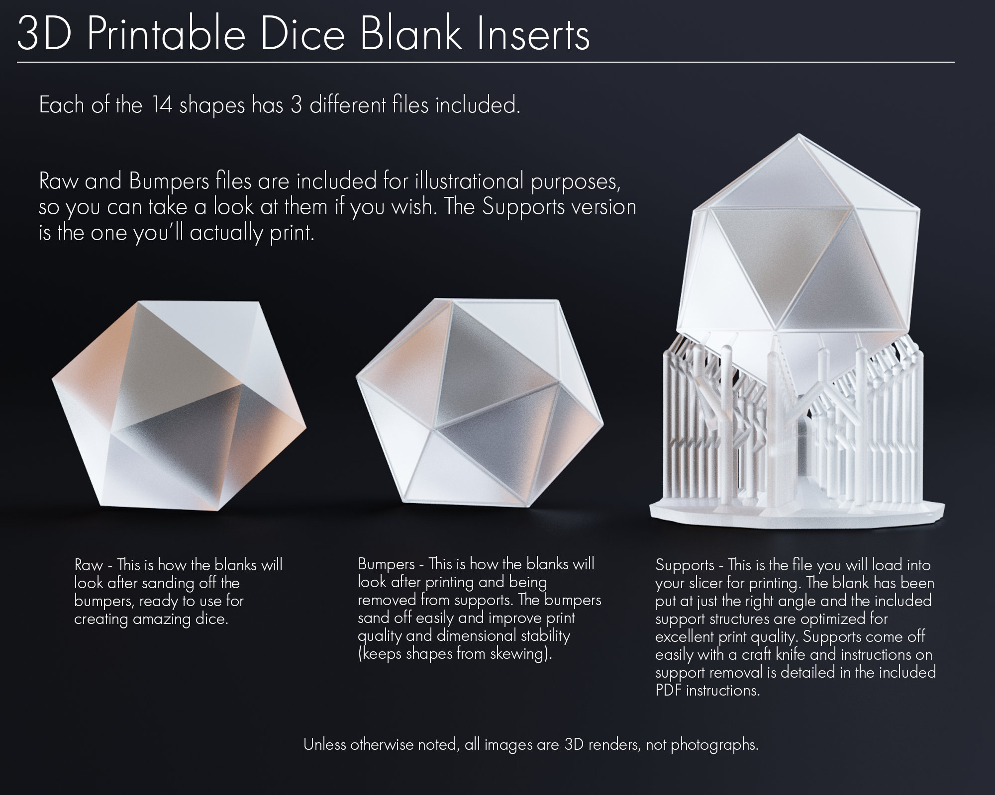 blank dice 3D Models to Print - yeggi