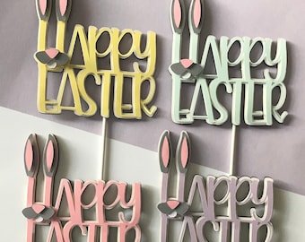 Easter Bunny Cake Topper/Bunny Cake Topper/Easter Cake Topper/Bunny Ears/