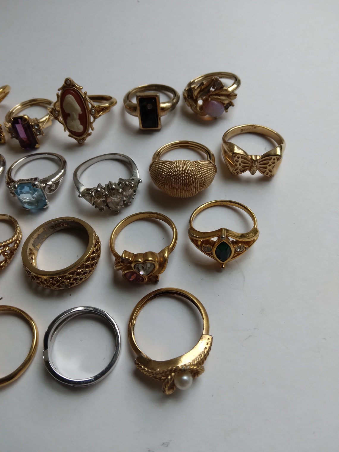 Lot of 36 Vintage Avon Rings Etsy