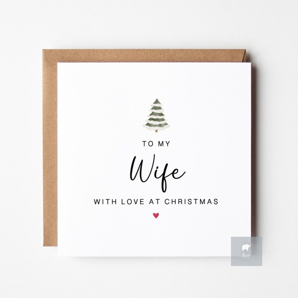 Card for Wife - Etsy
