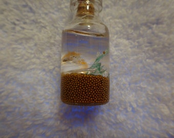 Bottle Fish Bowl Necklace