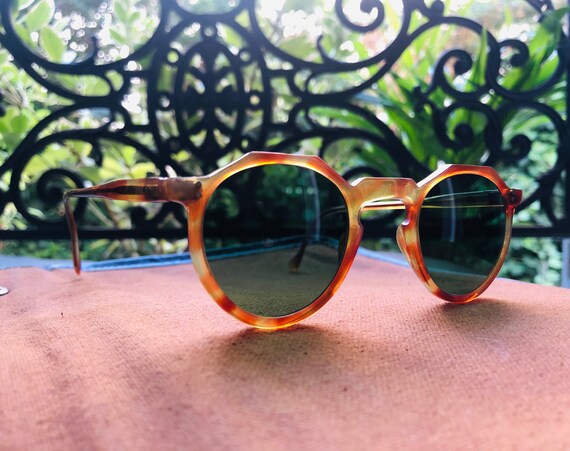 Rare 1940s Crown Panto Sunglasses (Handmade in Fra