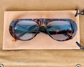 Deep Brown Aviator Mask anti UV
