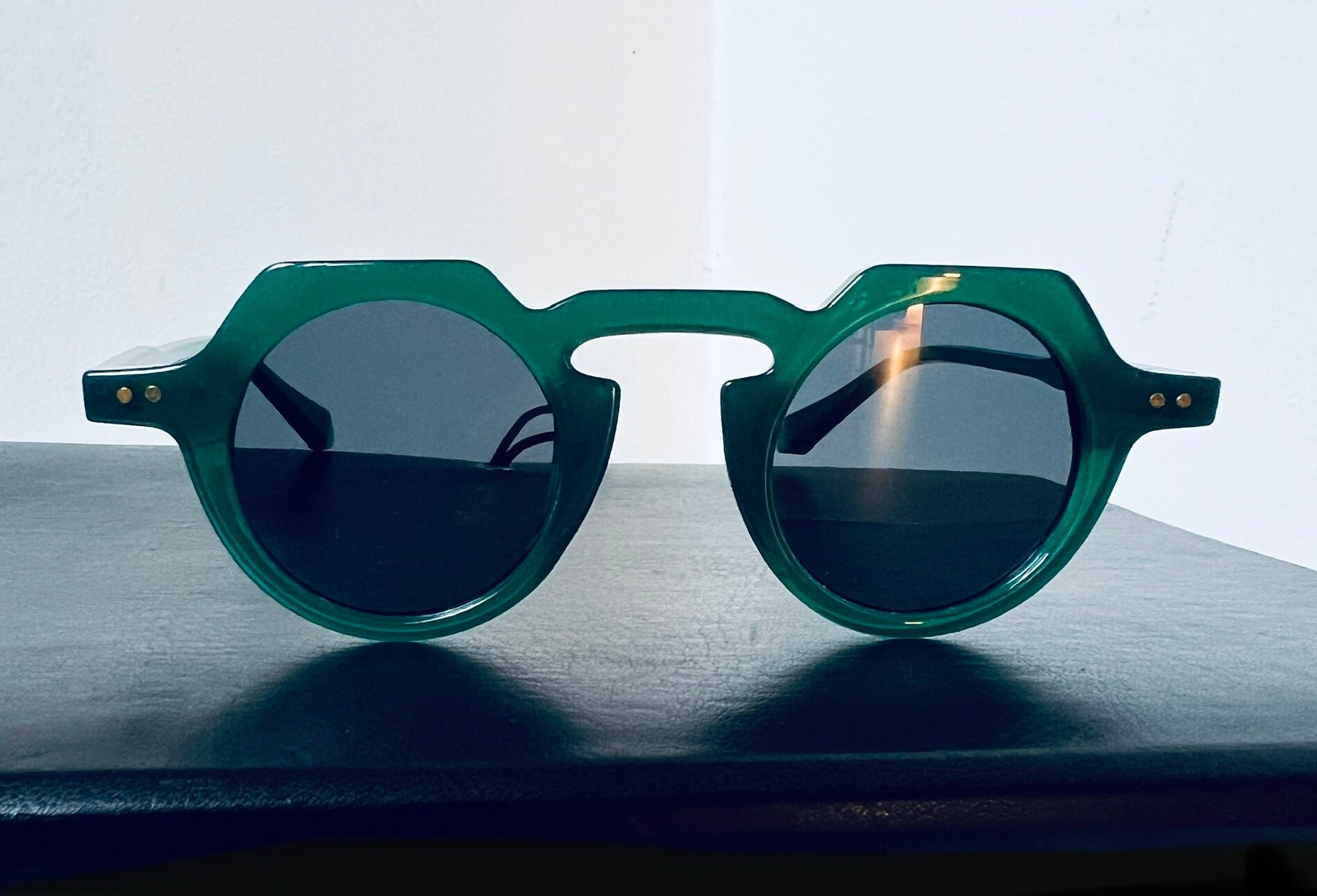 小物 vintage crown panto sunglasses Sunglasses Lesca Crown Panto 8mm Collection Upcycling Acetate