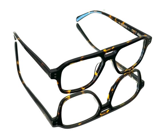 Amazing Brown Tortoiseshell Rectangular Eyeglasses - image 5