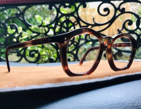 Incredible 1940s French Eyeglasses - Handmade