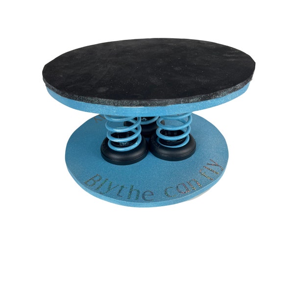 Spring balance board for gymnastics, dance, acrobatics, and individuals in training.