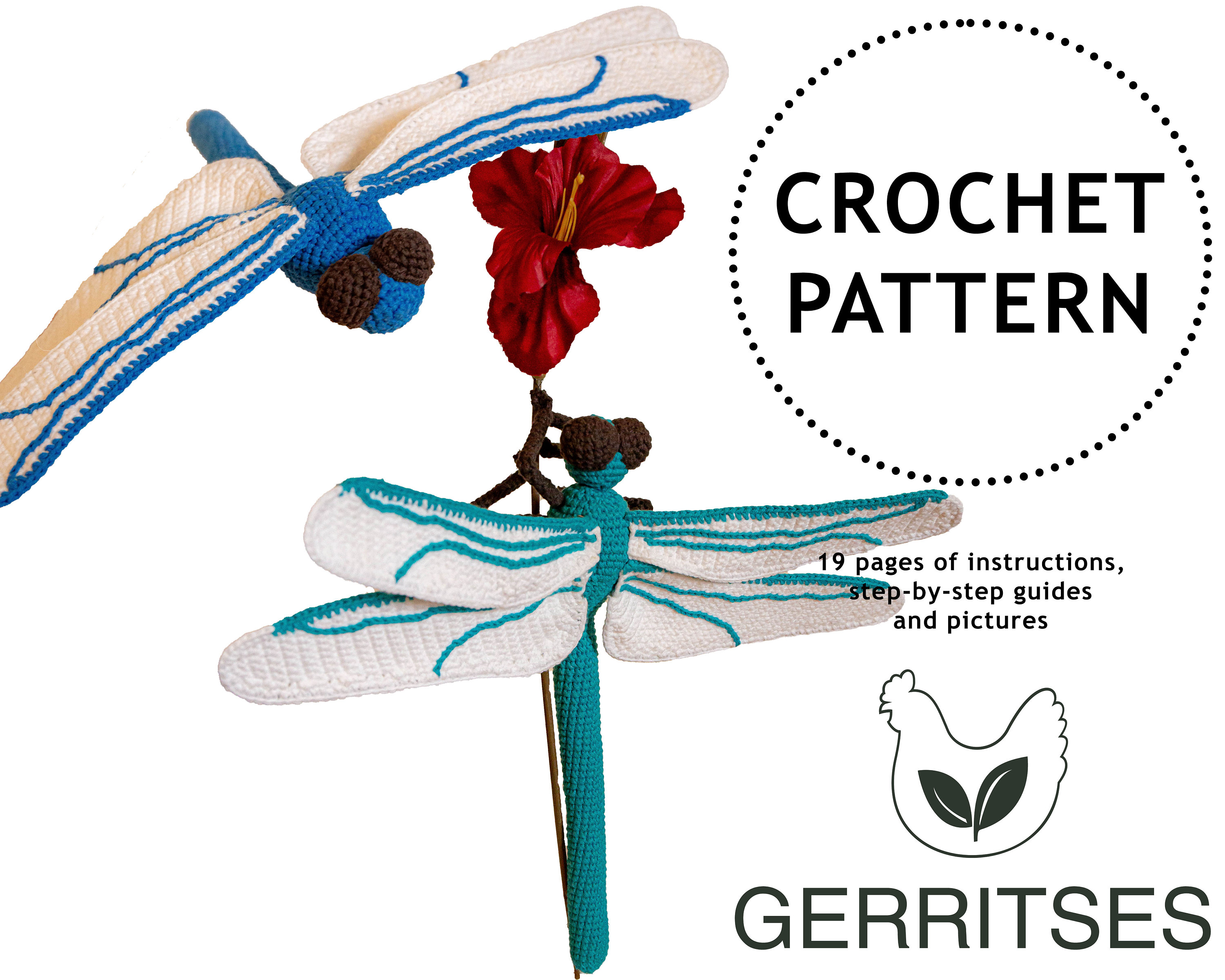 39 Dragonfly Crochet Patterns: Unlock Your Creative Potential Today! 27 Crochet Dragonfly Pattern ( Pattern Only