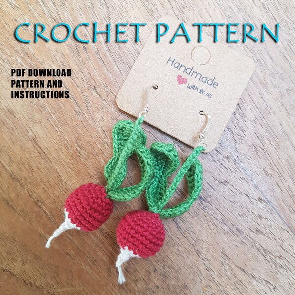 Crochet Radish Etsy