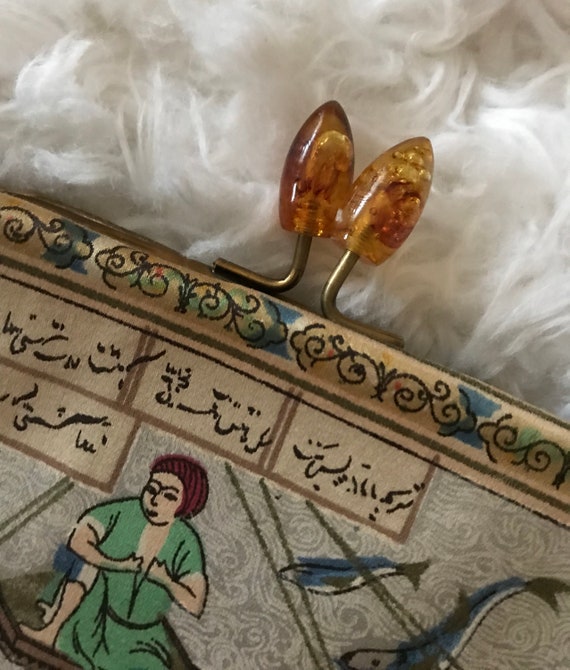 Antique Silk Turkish-Ottoman-Silk Road Purse with 