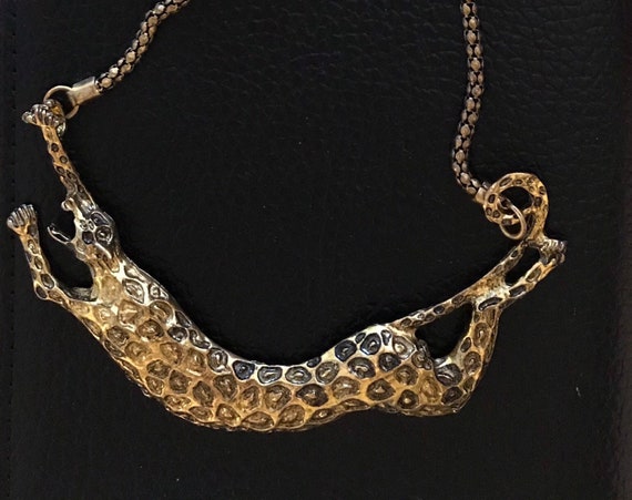 Vintage Cheetah Necklace