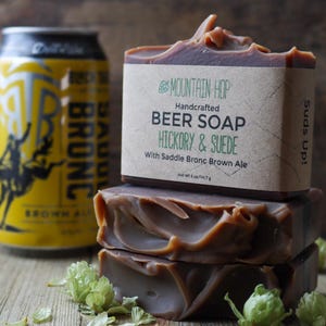 Hickory + Suede Beer Soap