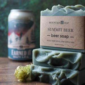 Summit Beer Beer Soap- Hops Extract, Fresh Scent