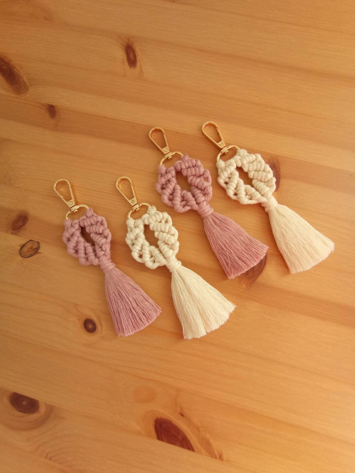 Bulk Macrame Keychain Macrame Keychain Bulk Favor Gift Favor | Etsy