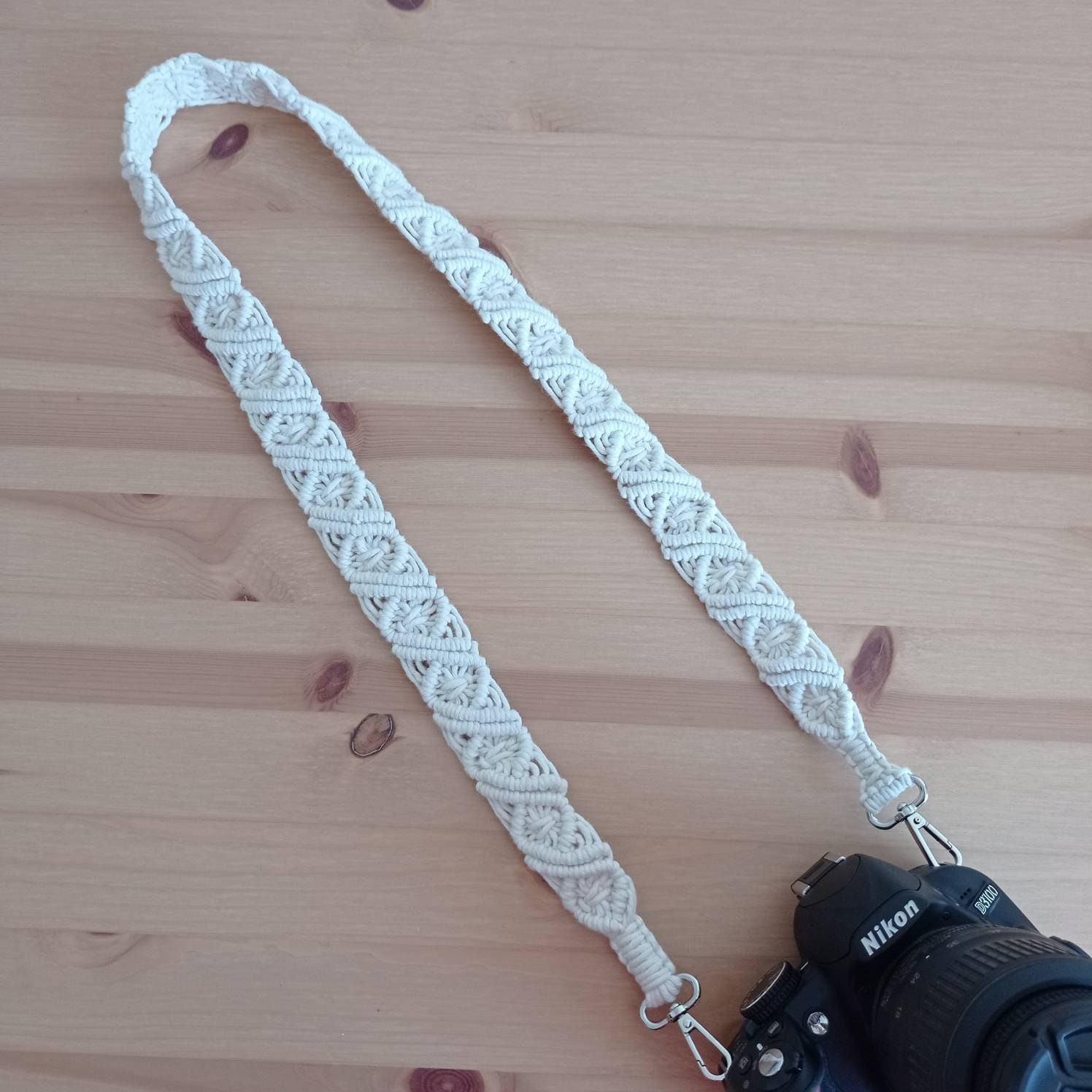Macrame Camera Strap/ Camera Strap/ Macrame Neck Strap/ Etsy