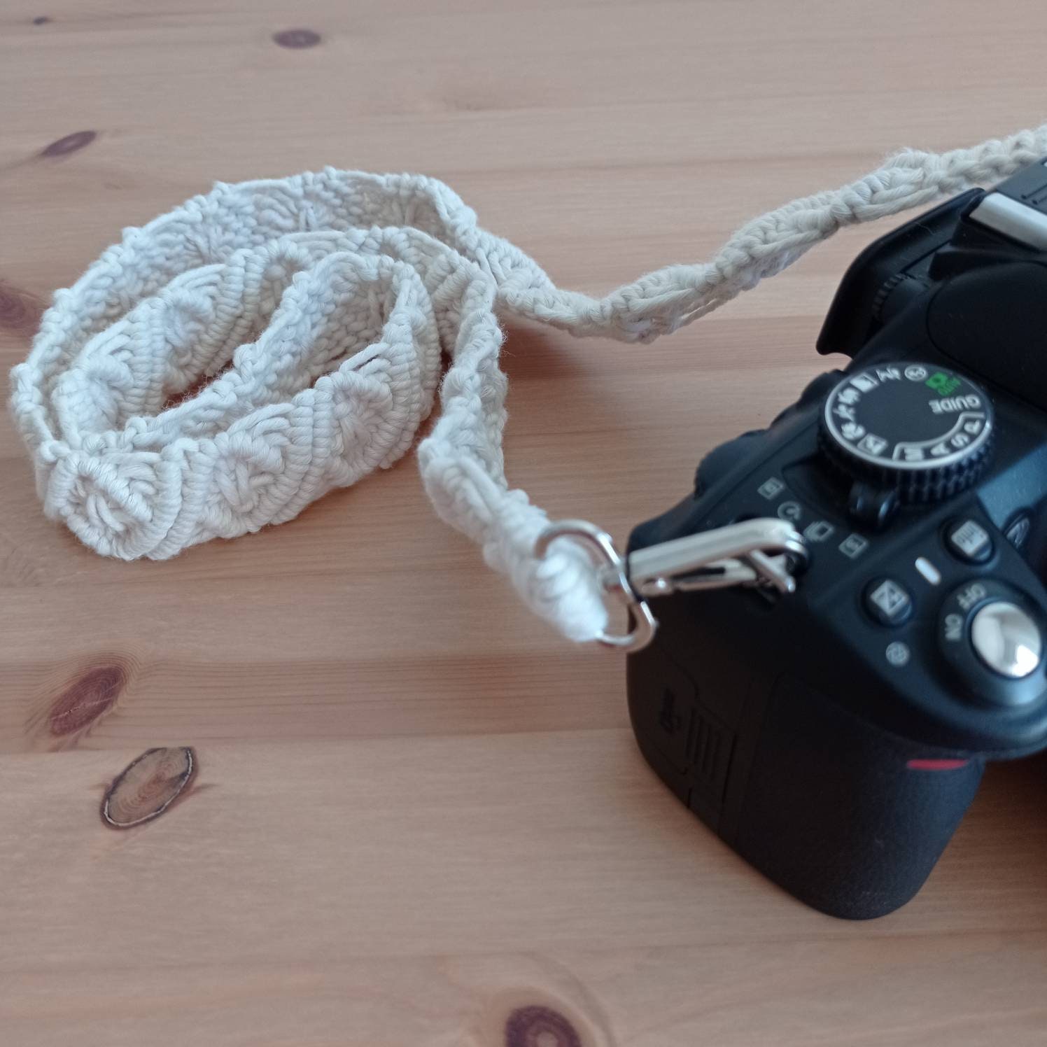 Macrame Camera Strap/ Camera Strap/ Macrame Neck Strap/ Etsy
