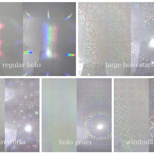 Holographic Overlay A4 Sheets