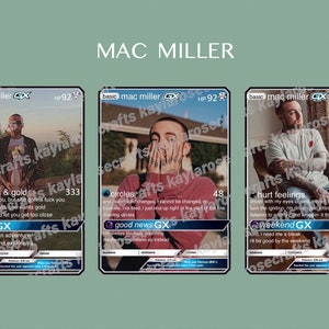 Carte Pokémon GX olografiche personalizzate di Mac Miller