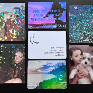 Custom Trading Cards -- Personalized Aesthetic Holographic Collectible Custom Trading Cards