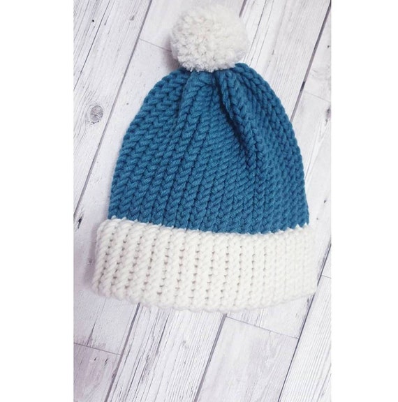 cream bobble hat womens
