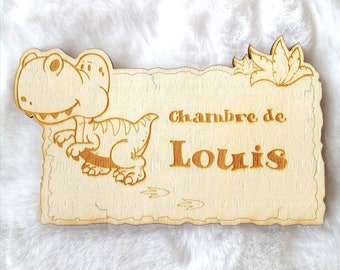 Plaque de porte chambre enfant bébé, personnalisable avec prénom, cadeau, naissance, anniversaire