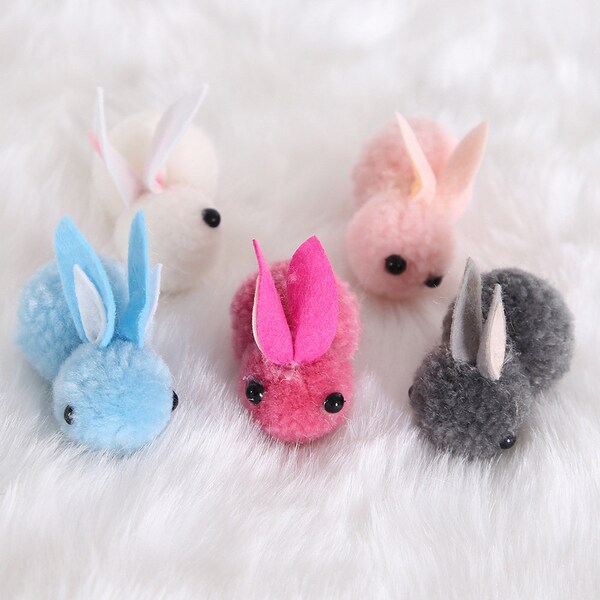 Lot Lapin de pâques en peluche, Décorations pâque