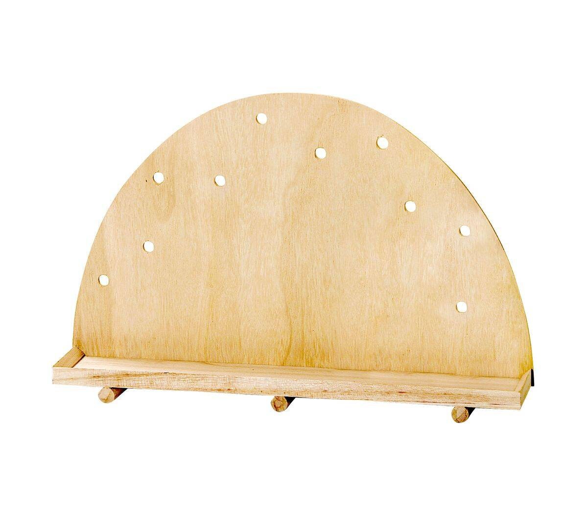 Support en Bois, avec Emplacement Pour Guirlande Lumineuse 10 Ampoules à Décorer