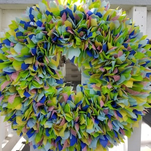 18&quot; Summer Quilt Wreath