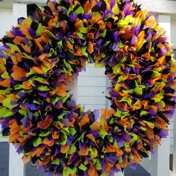 20" Halloween Door Wreath