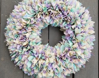 20" Spring Pastel Door Wreath