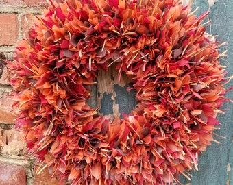 20" Fall Blaze Door Wreath