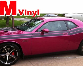 Partial Body Strobe Stripes for 2008-2018 Dodge Challenger