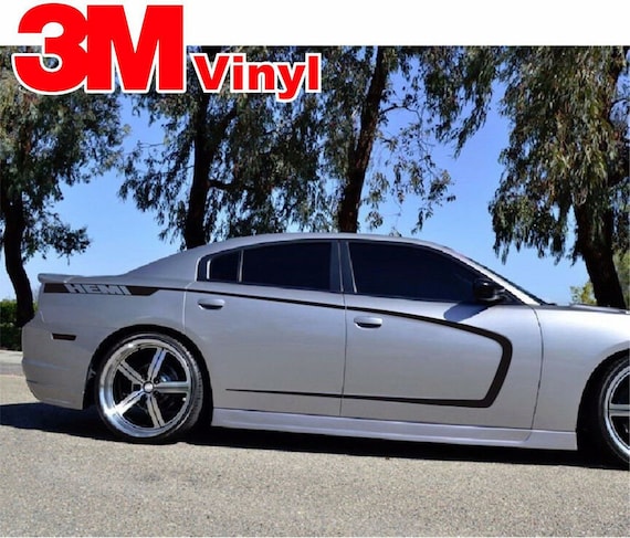 Dodge Challenger 2008-2018 Side Stripes T//A Style Decal hemi r//t srt 3M Vinyl.