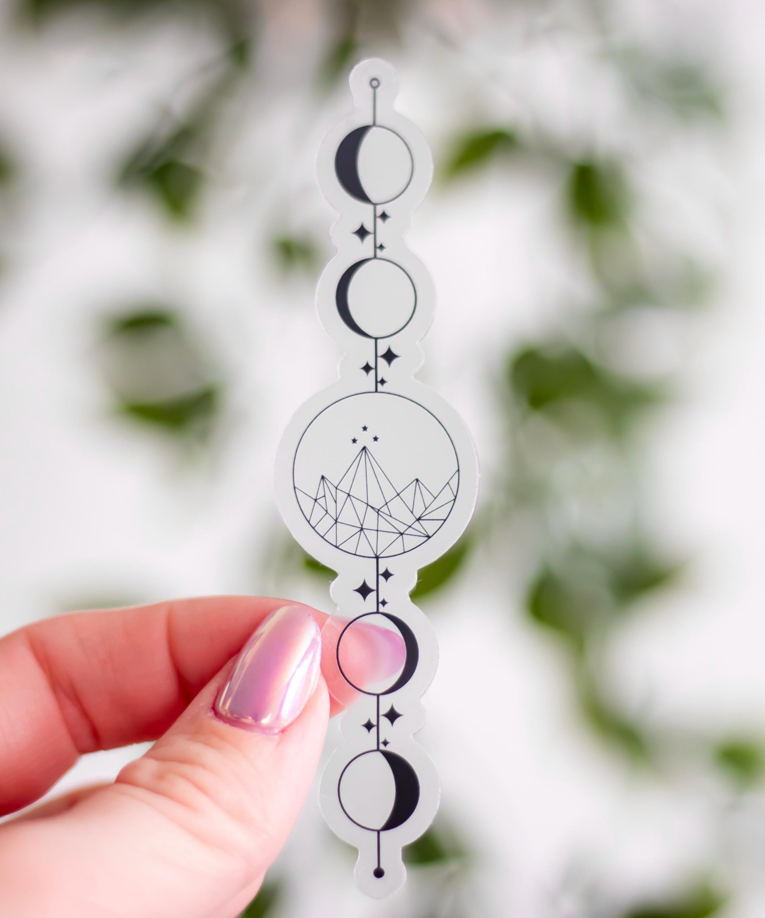 ACOTAR Sticker Clear | Feyre’s Tattoo | Officially Licensed | Velaris | Sticker for Waterbottle, Laptop, Phone, Kindle | Weatherproof Vinyl