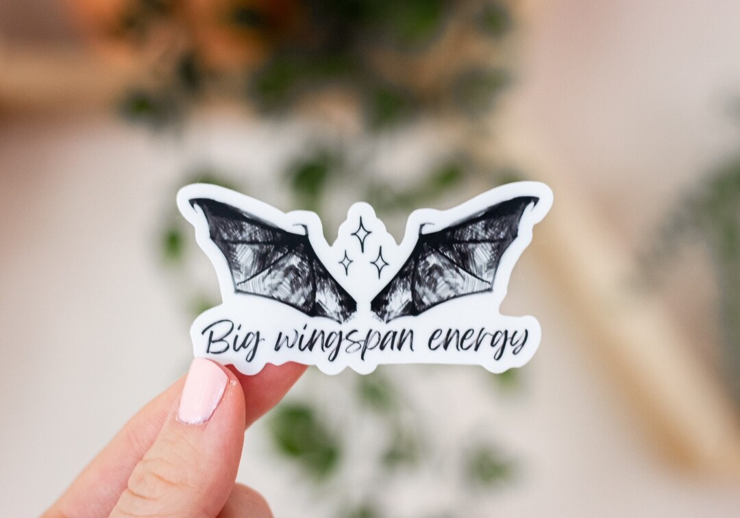 Big Wingspan Energy Sticker Officially Licensed ACOTAR Bat Boys Sticker