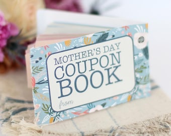 Mother's Day Coupon Book for Mom | Kids DIY Gift (Digital Download)