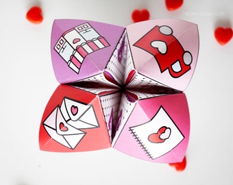 Valentine Cootie Catchers