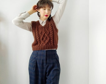 sweater vest etsy