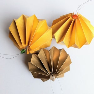 Christbaumschmuck Luftballons, Origami-Muster, bereit zum Schneiden in Cricut oder Laser. Zwei Größen verfügbar.