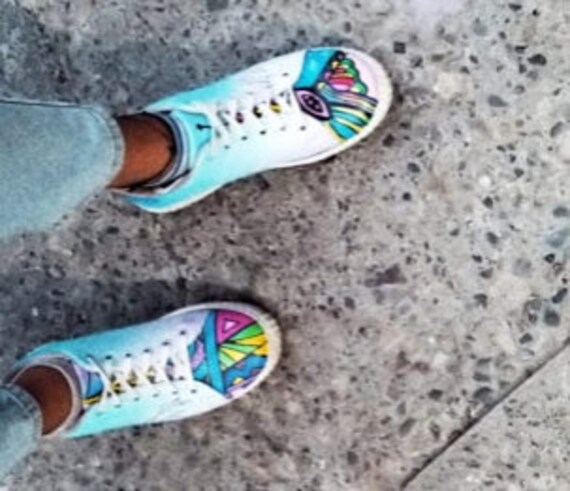 custom sneakers etsy