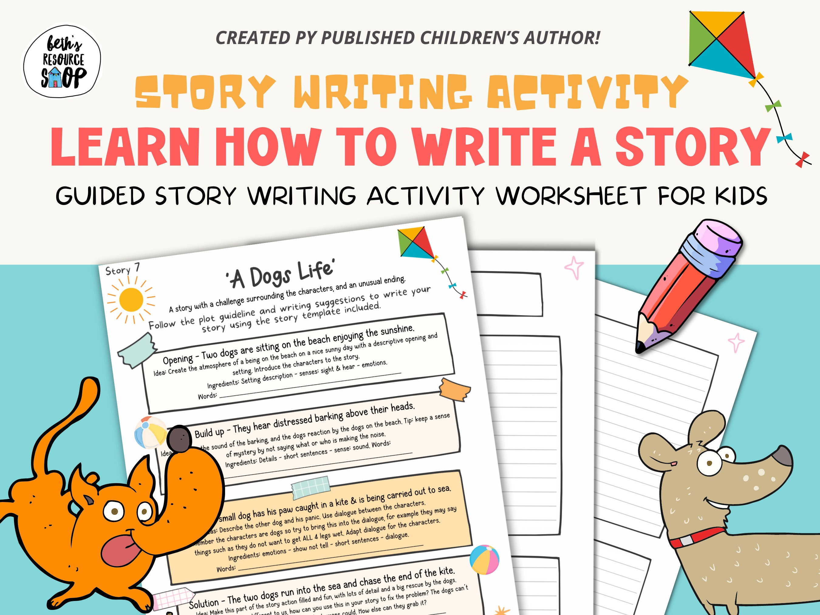 Story Writing Activity Writing Challenge Creative Writing - Etsy