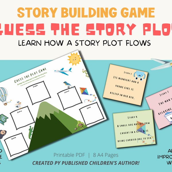 Creative Writing Game for Kids | Educational Game | Story Planning Card Game | Story Writing Activity | Creative Writing | Writing Prompts